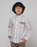 Little M Long Sleeve Shirt Seasonal Texture