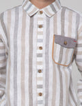 Little M Long Sleeve Shirt Seasonal Texture