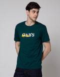 Gab's Logo Print Casual Men's T-Shirt
