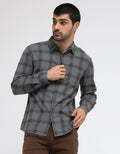 Gab'S Casual Long Sleeve Shirt Motif Check