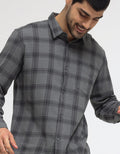 Gab'S Casual Long Sleeve Shirt Motif Check