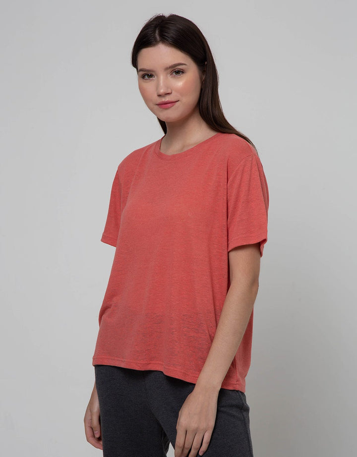 Connexion Short Sleeve T-Shirt Cotton Linen