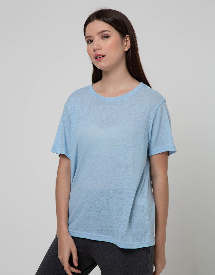 Connexion Short Sleeve T-Shirt Cotton Linen