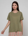 Connexion Short Sleeve T-Shirt Cotton Linen