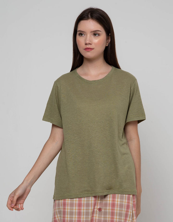 Connexion Short Sleeve T-Shirt Cotton Linen