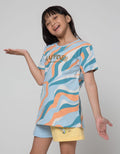 Nevada Camo Happiness Kaos Anak Perempuan