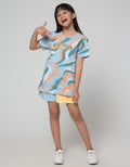 Nevada Camo Happiness Kaos Anak Perempuan