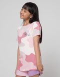 Nevada Fullprint Camo Kaos Anak Perempuan