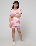 Nevada Fullprint Camo Kaos Anak Perempuan