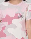 Nevada Fullprint Camo Kaos Anak Perempuan