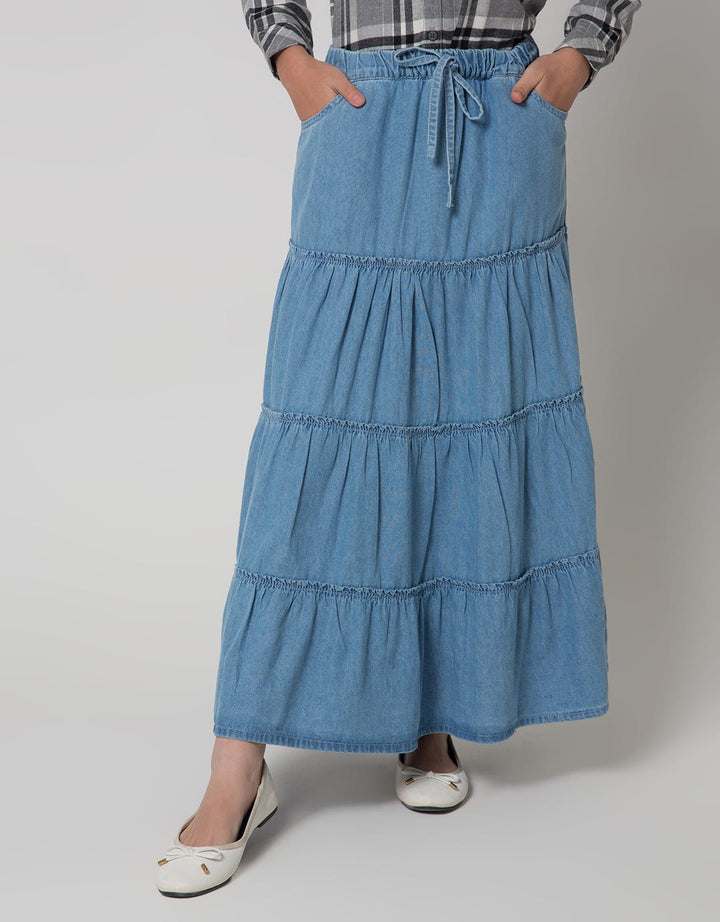 Nevada Layered Rok Maxi Anak Perempuan