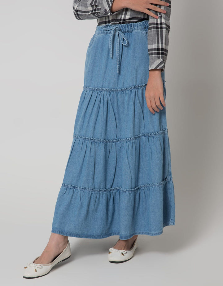 Nevada Layered Rok Maxi Anak Perempuan