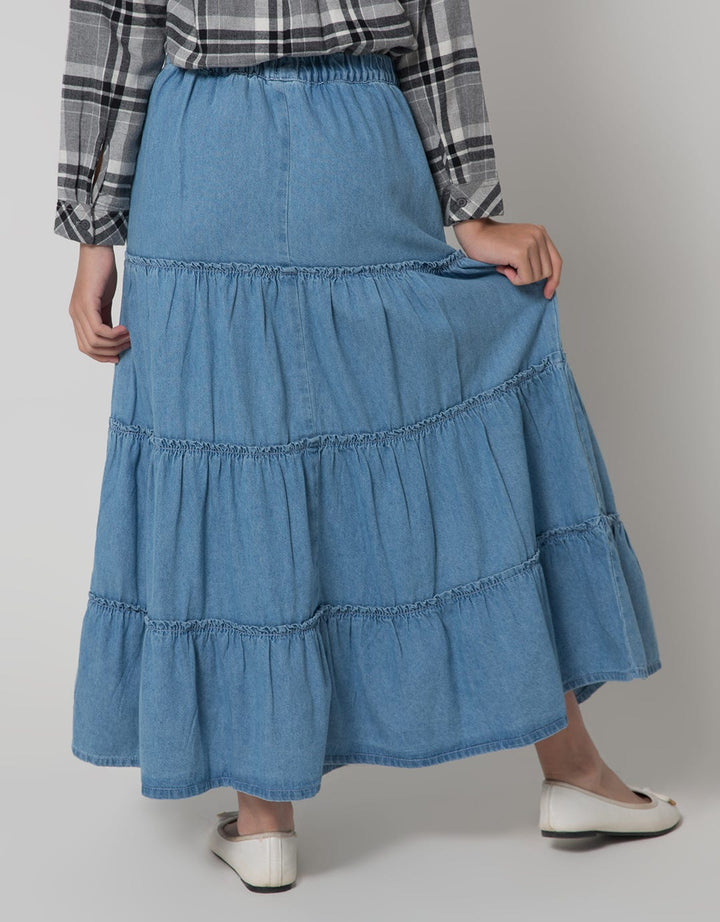 Nevada Layered Rok Maxi Anak Perempuan