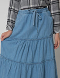 Nevada Layered Rok Maxi Anak Perempuan