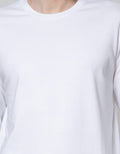 Suko Round Neck Soft Touch Kerah Bulat Lengan Panjang Kaos Pria