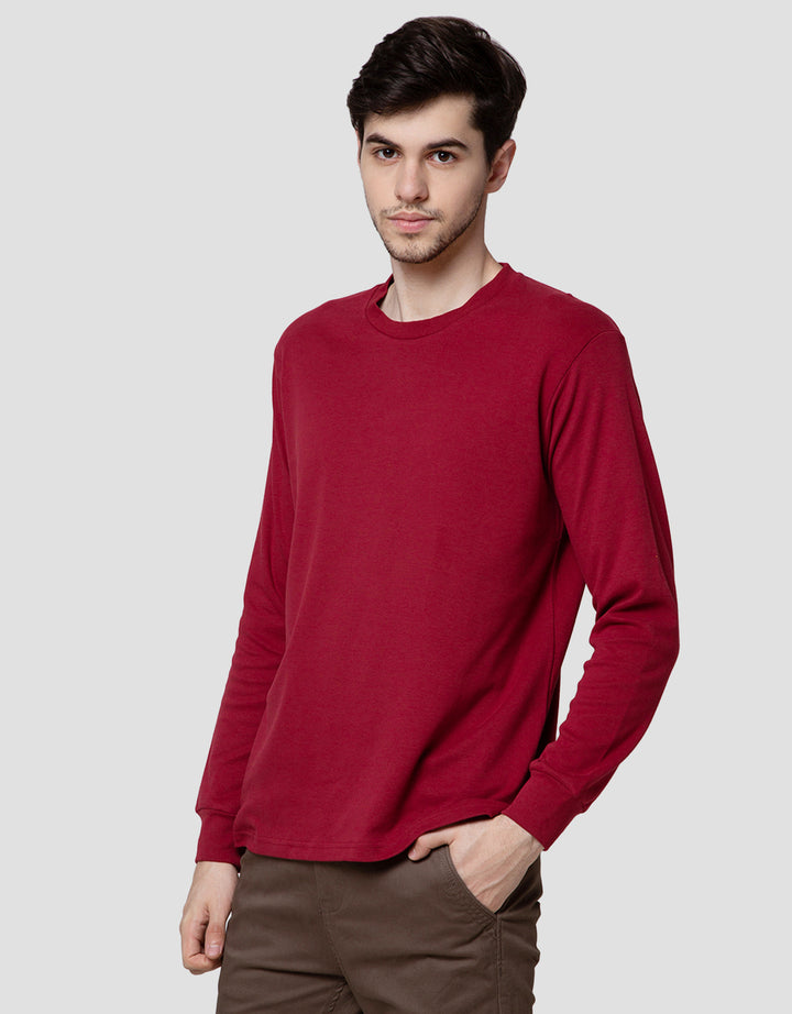 SUKO ROUND NECK SOFT TOUCH KERAH BULAT LENGAN PANJANG KAOS PRIA
