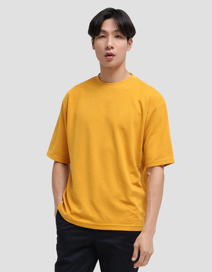 SUKO QUICK DRY KERAH BULAT LENGAN PENDEK KAOS OVERSIZE PRIA