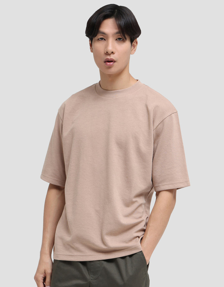 SUKO QUICK DRY KERAH BULAT LENGAN PENDEK KAOS OVERSIZE PRIA
