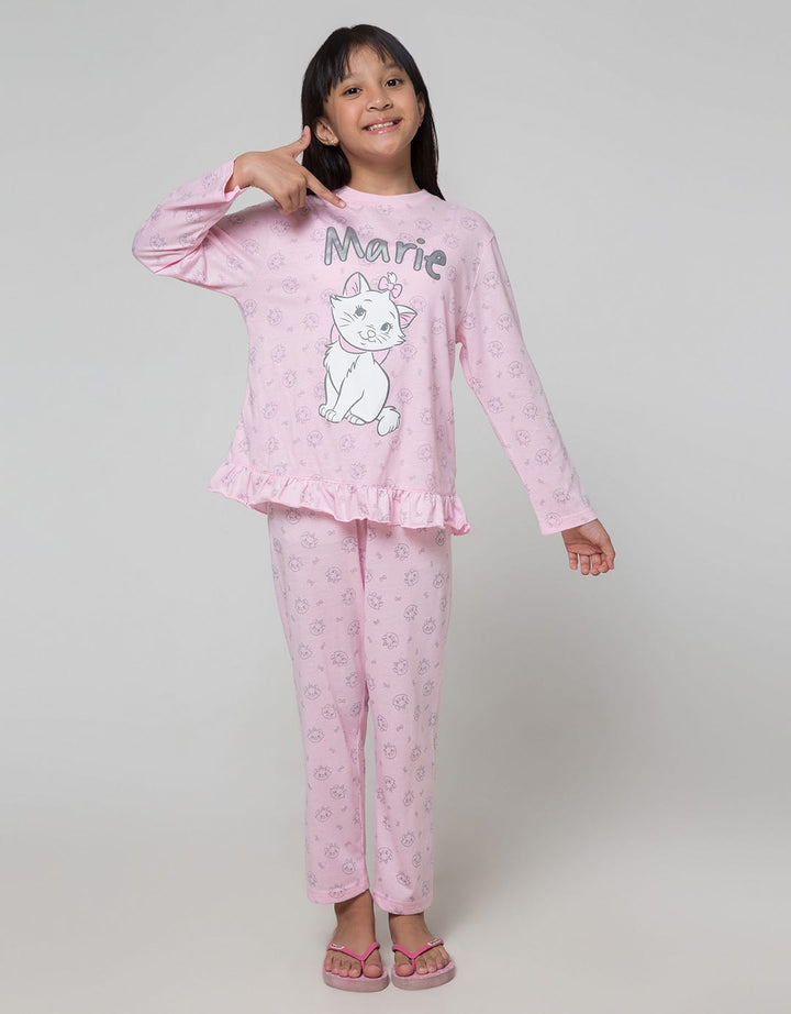 Disney Marie Setelan Anak Perempuan Print