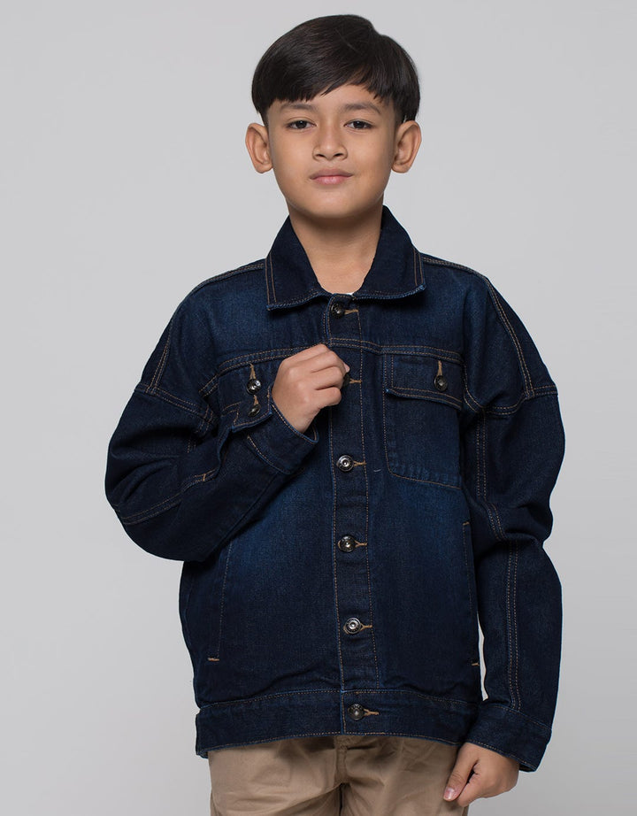 Nevada Denim Pocket Jaket Anak Laki-Laki