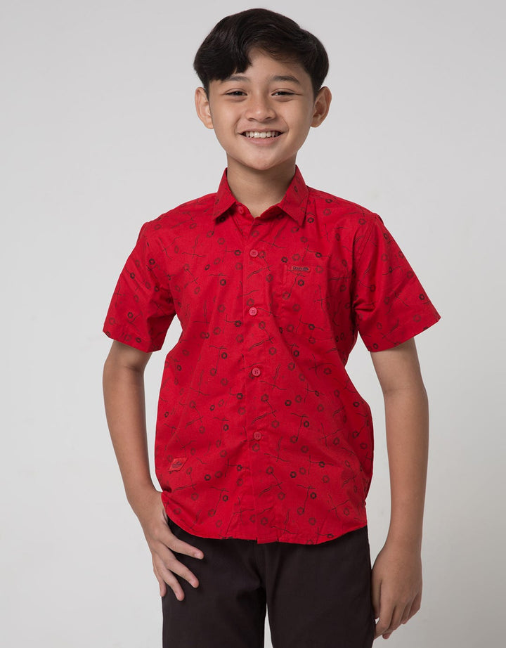 Crocodile Kids Short Sleeve Full Motif Shirt