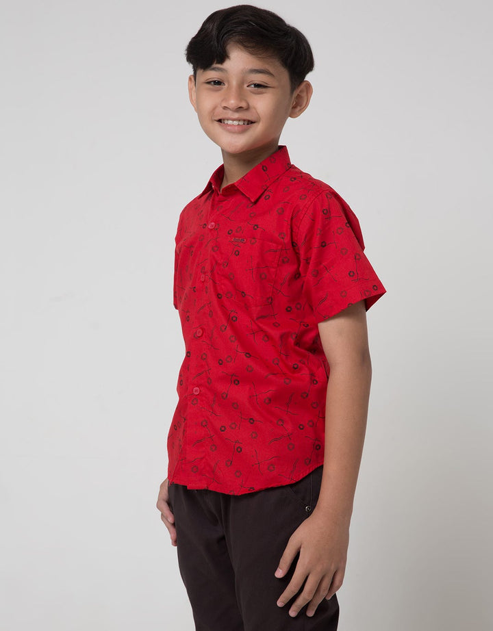 Crocodile Kids Short Sleeve Full Motif Shirt