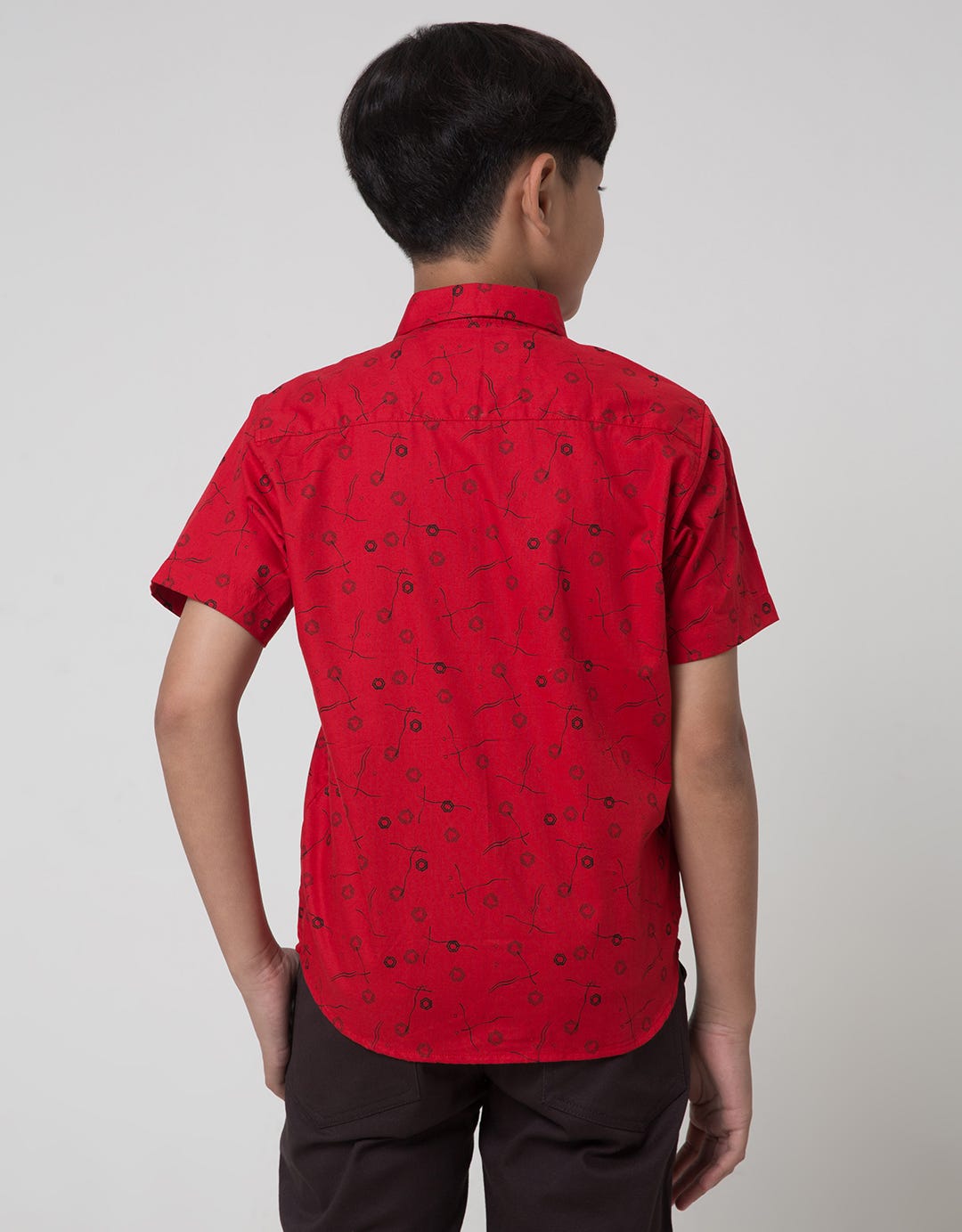 Crocodile Kids Short Sleeve Full Motif Shirt