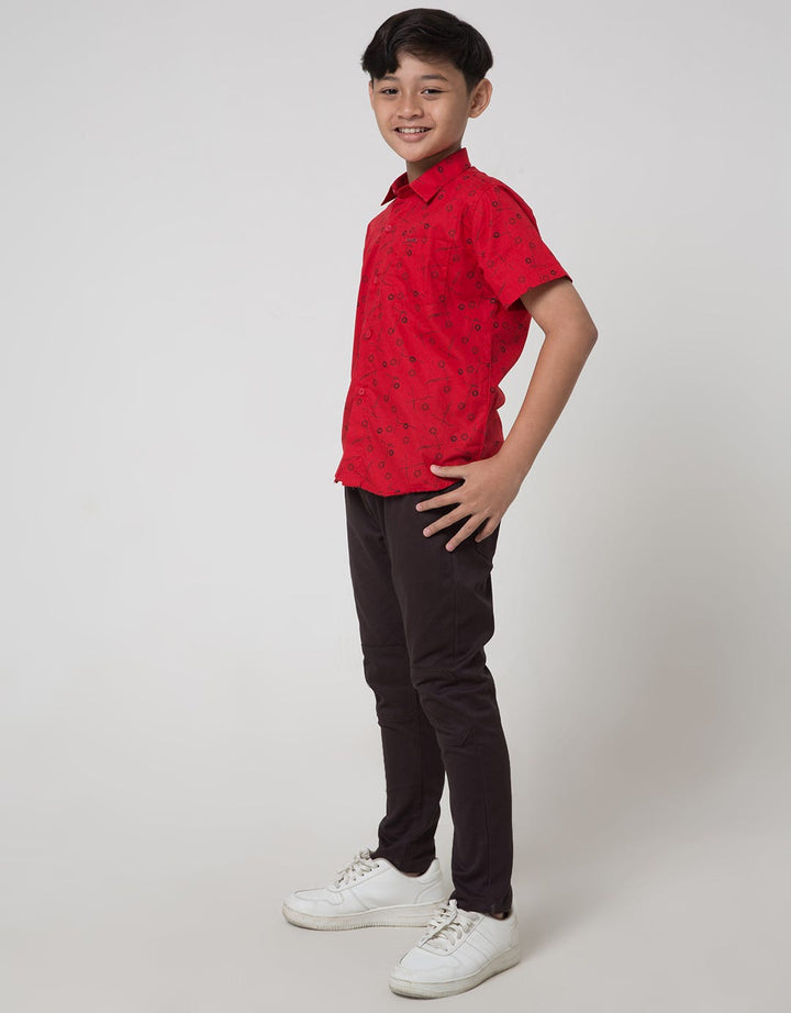 Crocodile Kids Short Sleeve Full Motif Shirt