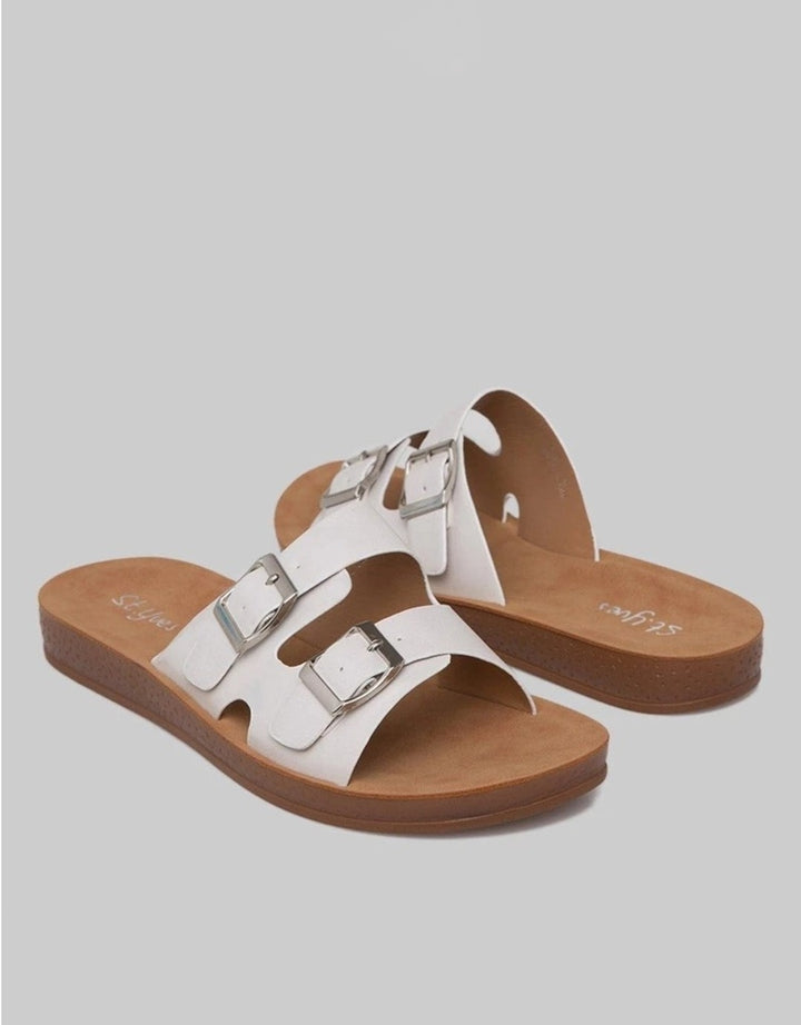 St. Yves Slipper Sandals Double Strap