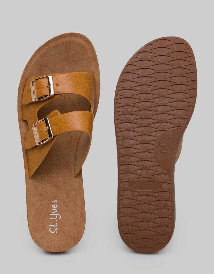 St. Yves Slipper Sandals Double Strap