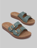 St. Yves Sandal Slipper Double Strap Fq5 Wanita