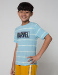 Marvel Short Sleeve T-Shirt Print Avenger Big Stripe