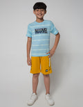 Marvel Short Sleeve T-Shirt Print Avenger Big Stripe