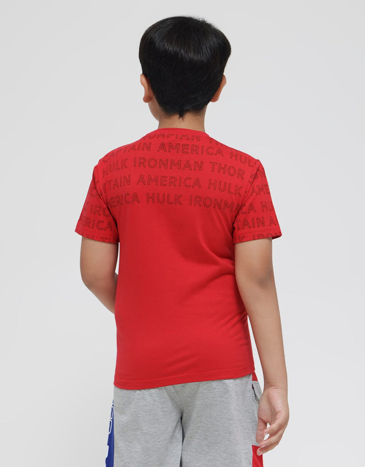 Marvel Logo Name AVG Kaos Anak Laki-laki
