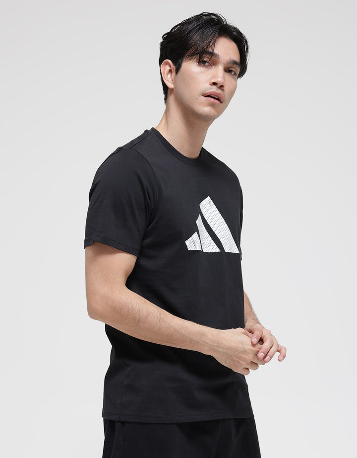 Adidas T-Shirt Mesh Print Logo