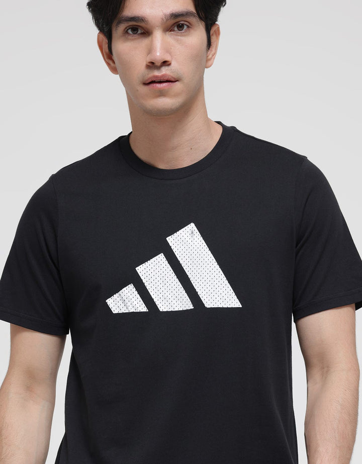 Adidas T-Shirt Mesh Print Logo