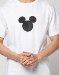 Disney Short Sleeve T-Shirt Print Mickey Head Logo