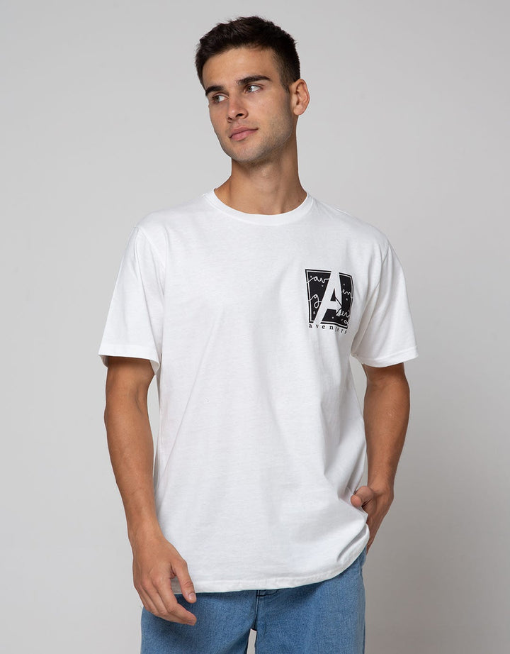 Marvel Avengers Logo Front And Back Print  Short Sleeve T-Shirt