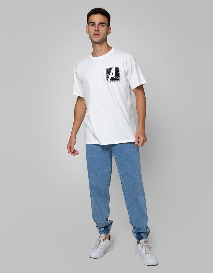 Marvel Avengers Logo Front And Back Print  Short Sleeve T-Shirt