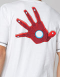 Marvel Iron Man Back Print Kaos Pria