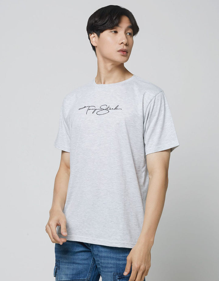 Marvel Iron Man Print Kaos Pria
