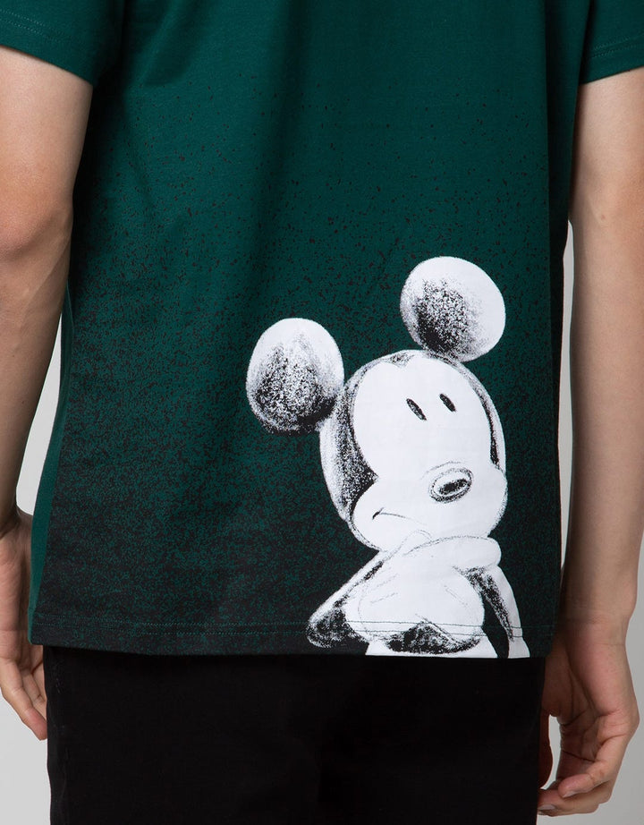 Disney Short Sleeve T-Shirt Print Mickey With Raster