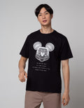 Disney Short Sleeve T-Shirt Print Mickey Face With Quotes