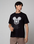 Disney Short Sleeve T-Shirt Print Mickey Face With Quotes