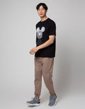 Disney Short Sleeve T-Shirt Print Mickey Face With Quotes