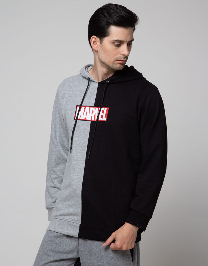 Marvel Hoodie Logo Print Men's Sweater
