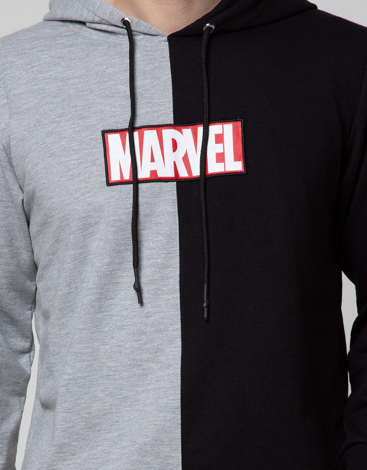Marvel Hoodie Logo Print Men's Sweater