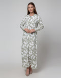 Arjuna Weda Floral Print Gamis Wanita