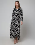 Arjuna Weda Floral Print Gamis Wanita