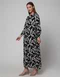 Arjuna Weda Floral Print Gamis Wanita